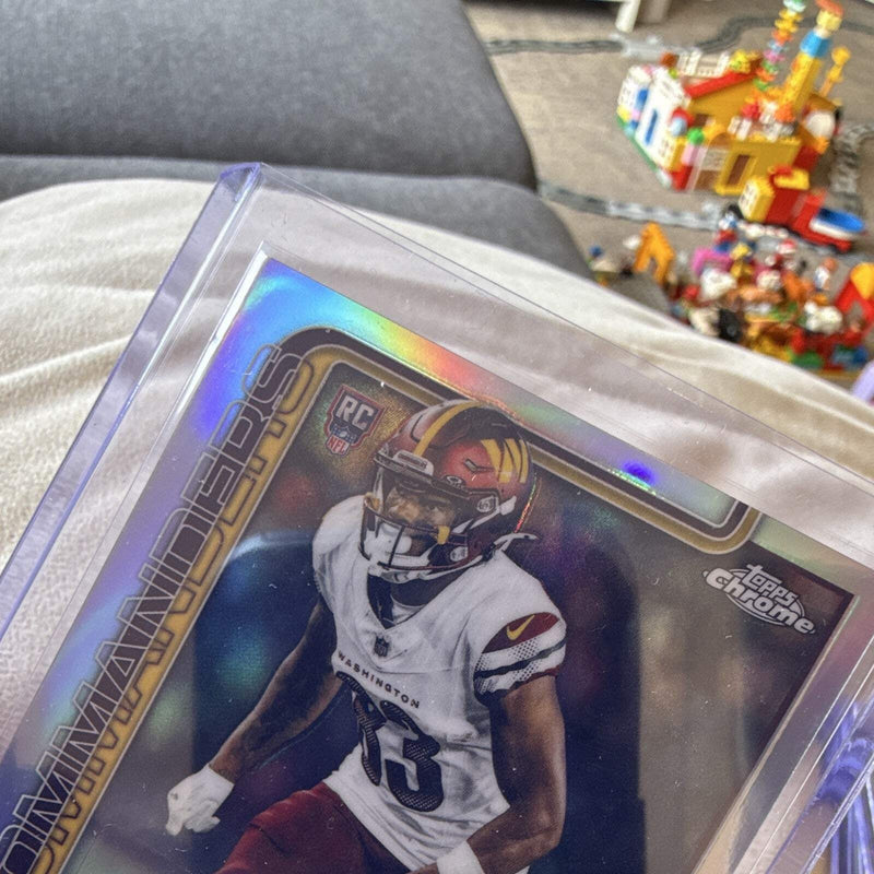 Topps 2025 Chrome Football Jaylin Lane Commanders RRA JL Auto Refractor 051/4993