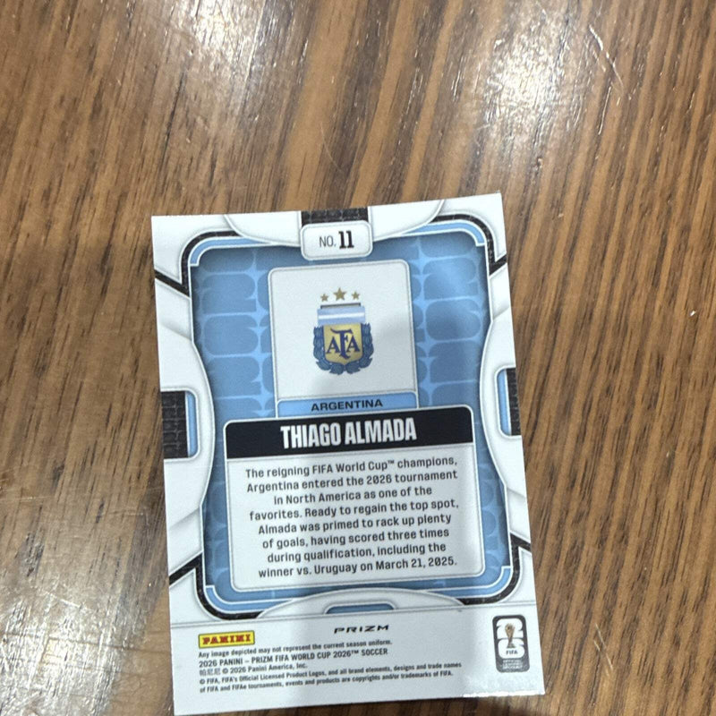 Panini 2026 Prizm FIFA World Cup Thiago Almada Argentina #11   Prizm3