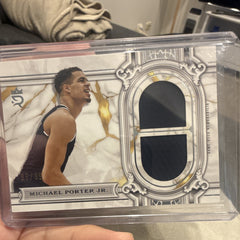 Michael Porter Jr. Regalia Relics RR MPJ Topps Royalty Collection 95/990