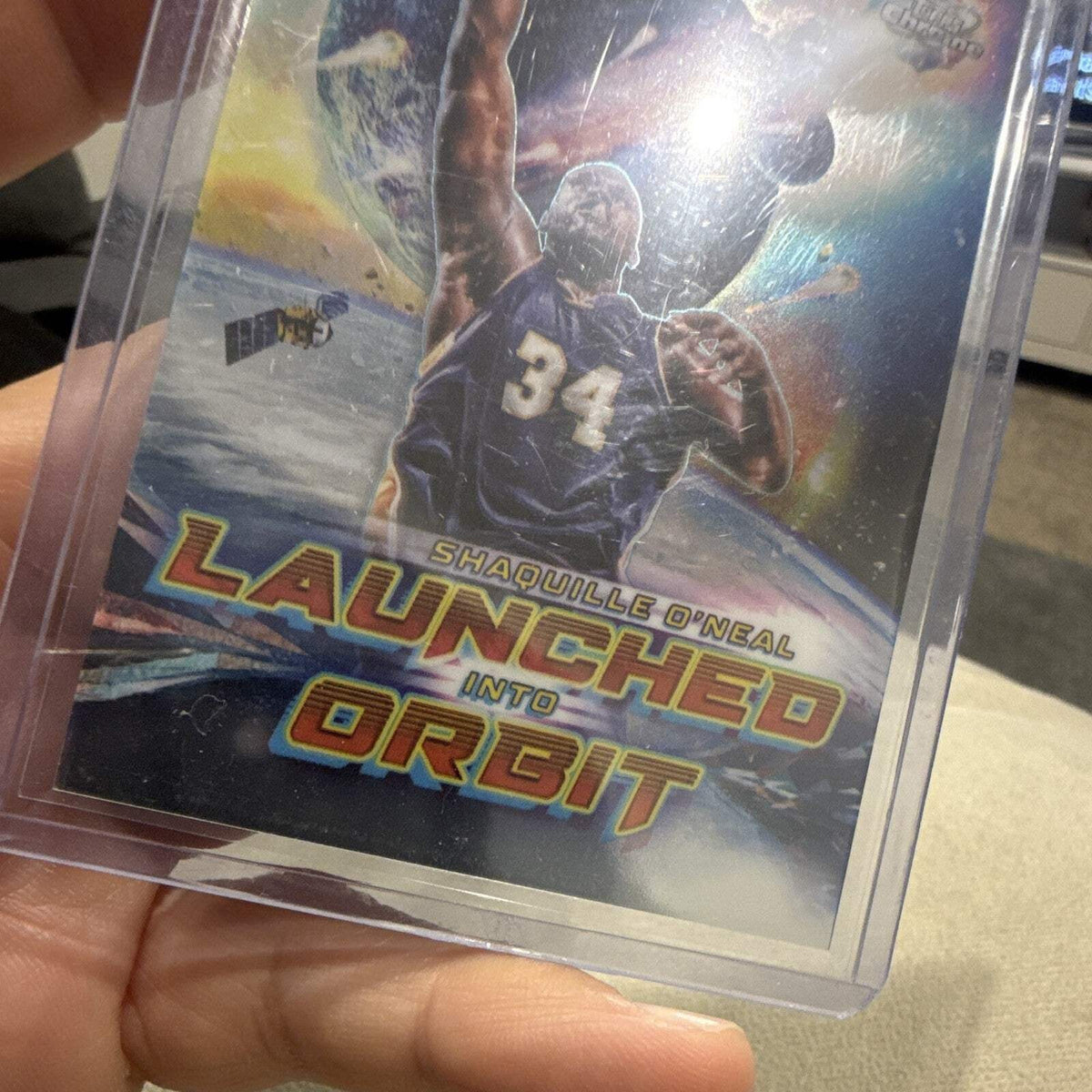 Topps 2024 Topps Chrome Shaquille O'Neal Launched Into Orbit LIO 21 Lakers3