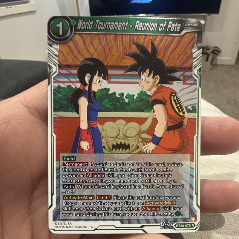 Bandai World Tournament - Reunion of Fate Ultra Rare Foil BT28-075 R English0