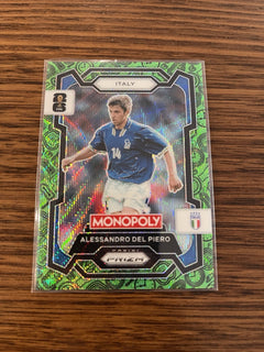 Panini Monopoly Prizm World Cup 26 Del Piero Italy No. 39 Parallel0