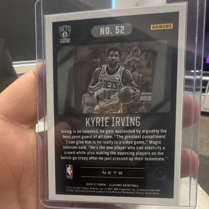 Panini 2020 21 Illusions Kyrie Irving Brooklyn Nets #52 Parallel/Variety1