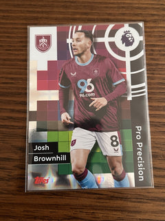 Topps Premier League Pro Precision Josh Brownhill Burnley FC Parallel #419 25/261