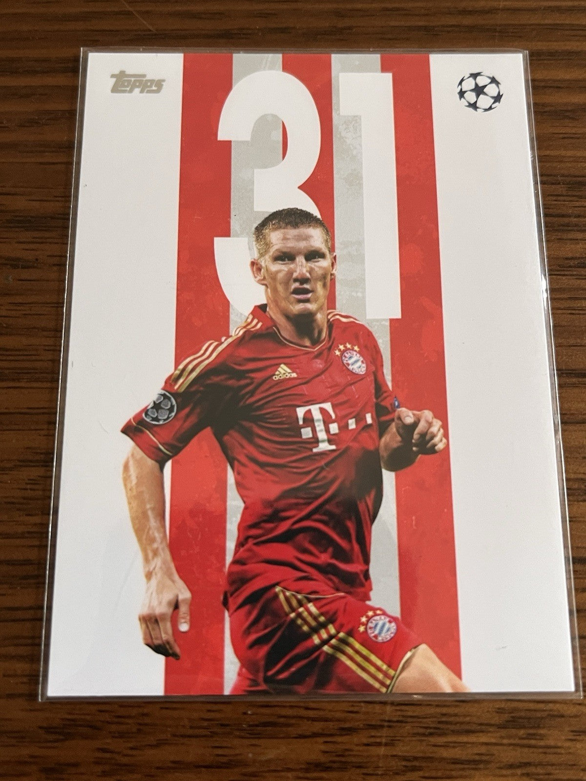 Topps UEFA Champions League Insert BB 8 Bastian Schweinsteiger FC Bayern1