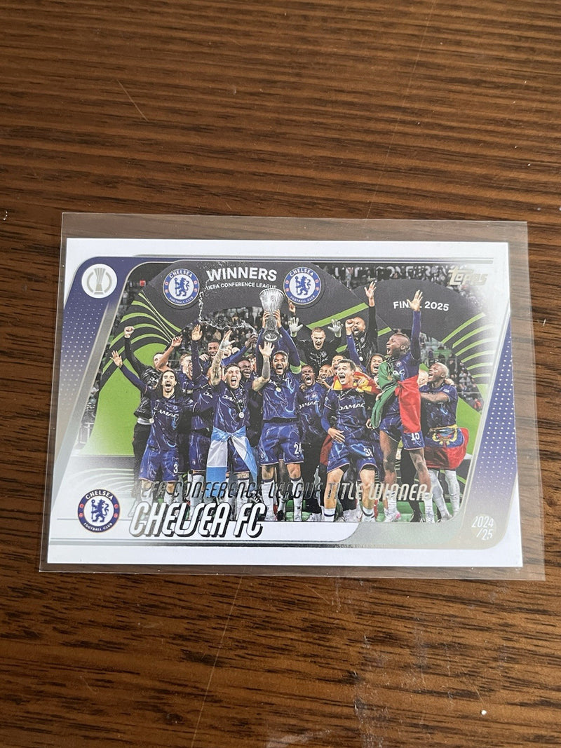 Topps Base Set UEFA Conference League Final 2024/25 Chelsea FC #1791