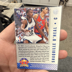 Upper Deck 1992-93 NBA Top Prospects Insert Shaquille O'Neal Magic #4741