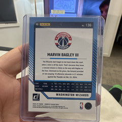 2024 25 Panini Donruss Marvin Bagley III Parallel #136 Wizards 063/1251