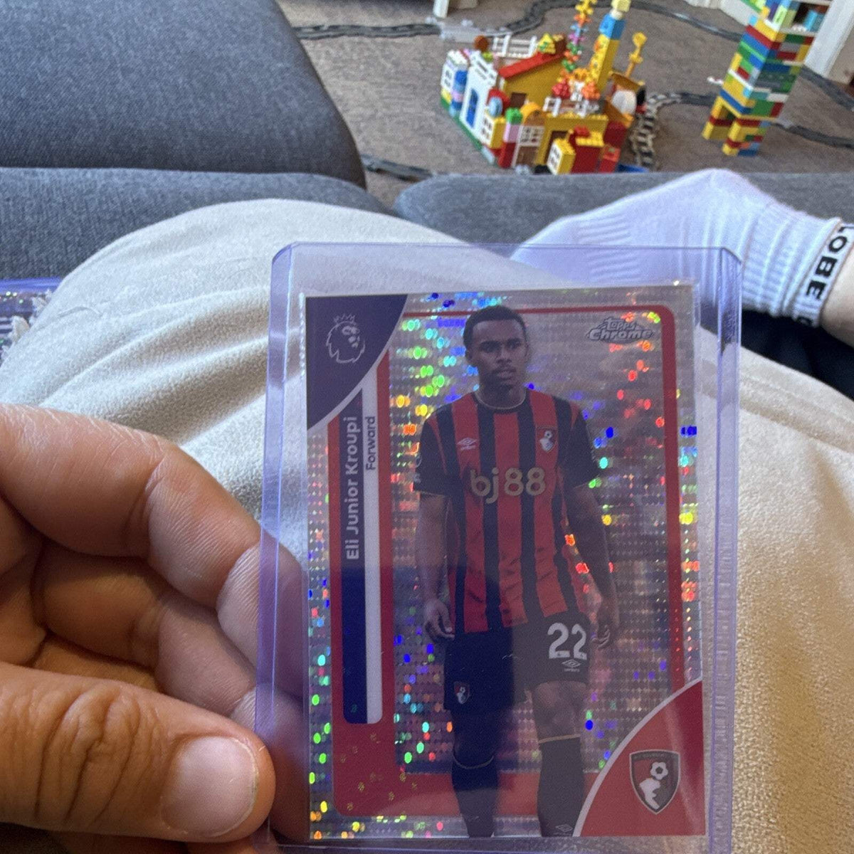 Eli Junior Kroupi Parallel/Variety Topps Chrome Premier League Bournemouth #70