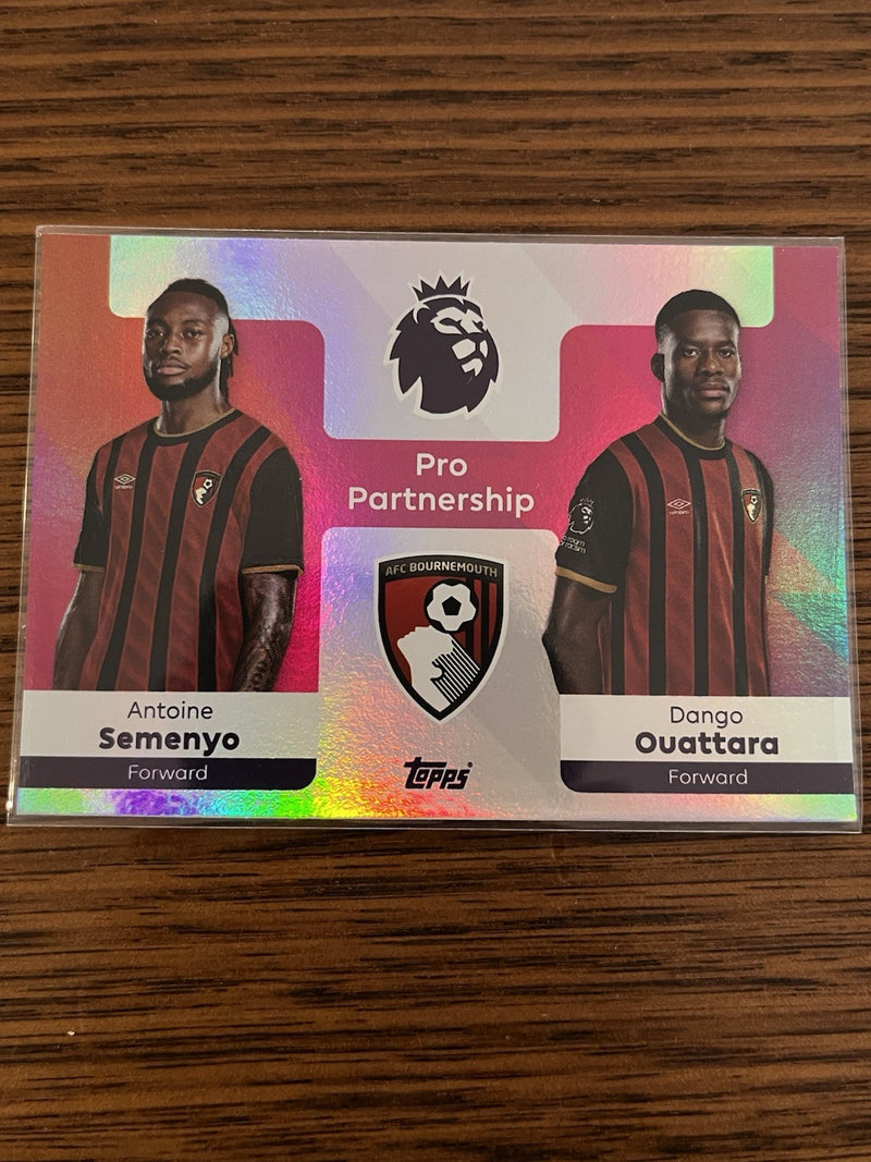 Topps Premier League Pro Partnership Insert 2025/26 #363 Semenyo Ouattara1
