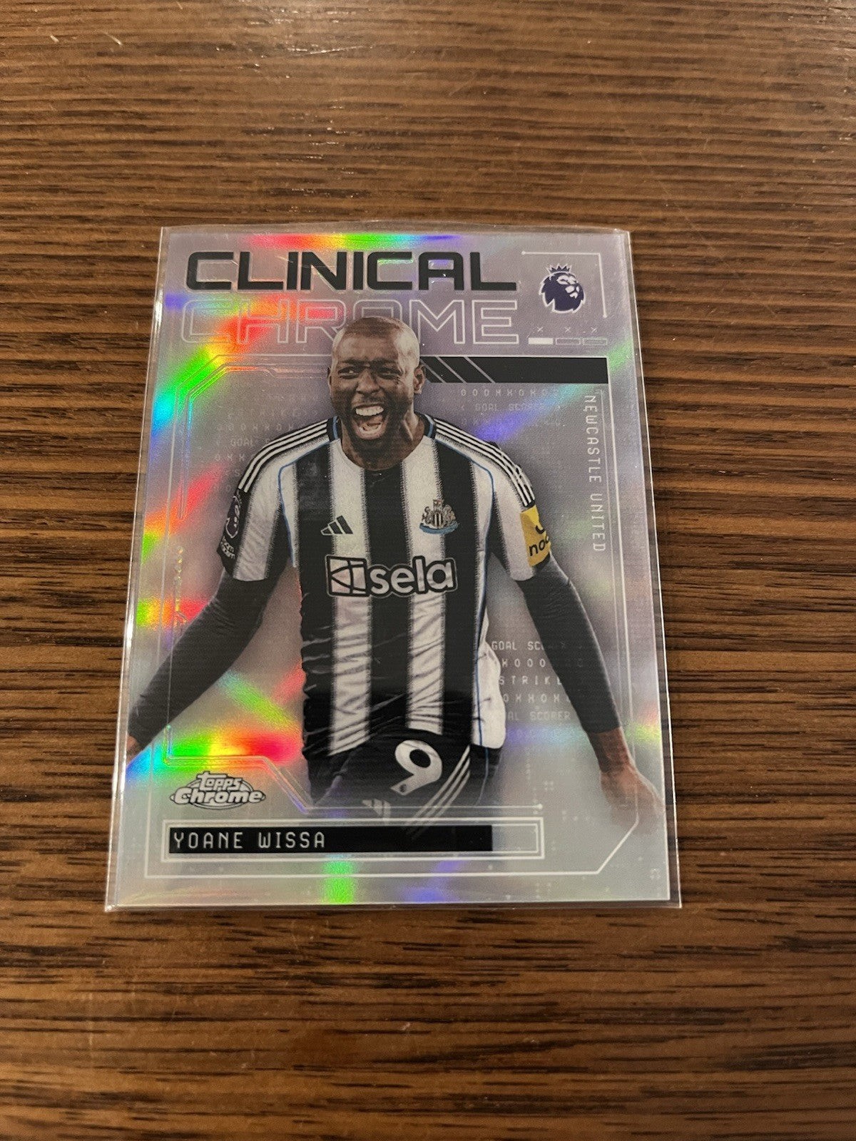 Topps 2026 Chrome Premier League Clinical Chrome CC 12 Yoane Wissa Newcastle0