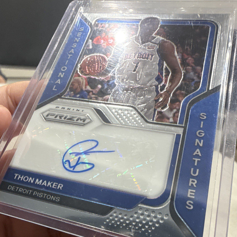 Panini Prizm 2020-21 Thon Maker Sensational Signatures Auto SS-THO2