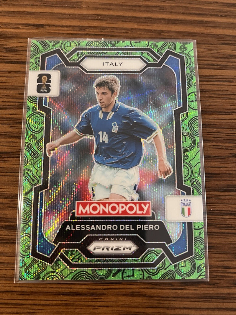 Panini Monopoly Prizm World Cup 26 Del Piero Italy No. 39 Parallel1