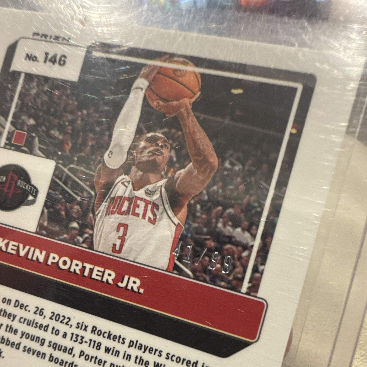 Panini Donruss Optic 2022 23 Kevin Porter Jr. Red /99 Rockets #1462