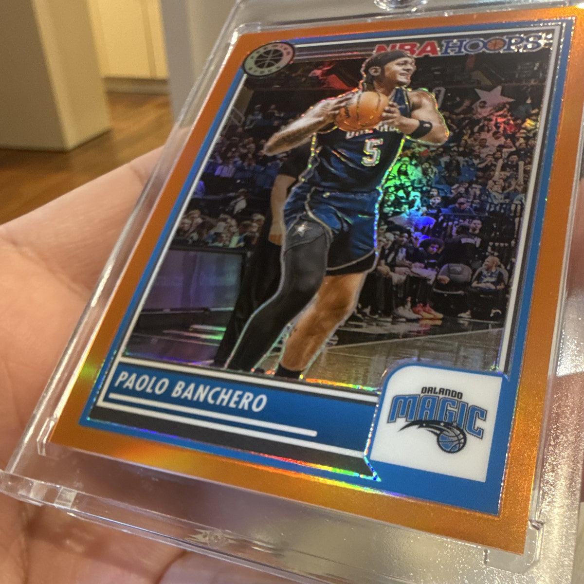 Panini 2023 24 Prizm Premium Stock Paolo Banchero Orange Parallel 145/299 #1823