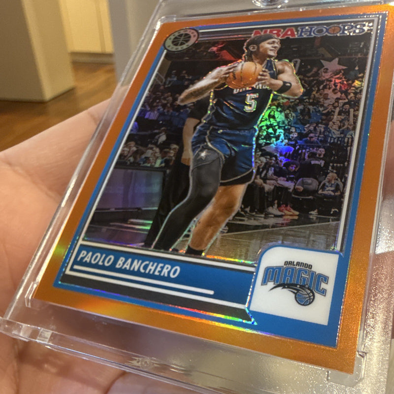 Panini 2023 24 Prizm Premium Stock Paolo Banchero Orange Parallel 145/299 #1823