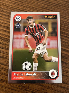 Topps Merlin UCL Mattia Liberali Rookie #108 AC Milan1