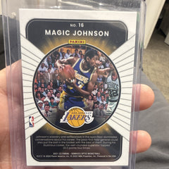 Panini Donruss Optic Magic Johnson Winner Stays Insert No. 16 Lakers1