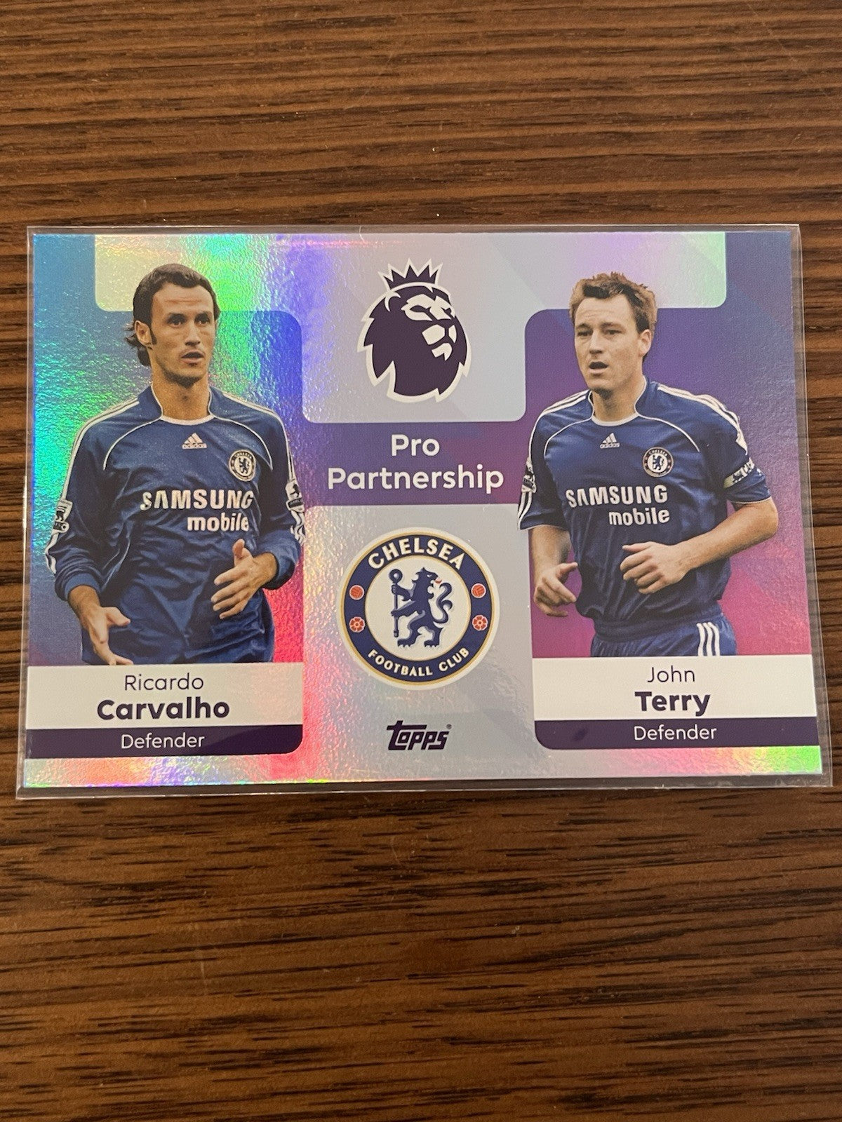 Topps Pro Partnership Insert Premier League Chelsea Carvalho & Terry 366 2025/261