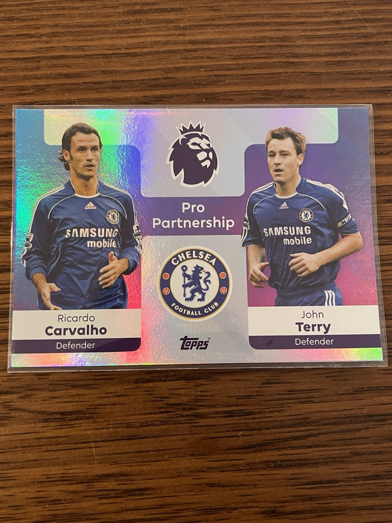 Topps Pro Partnership Insert Premier League Chelsea Carvalho & Terry 366 2025/261