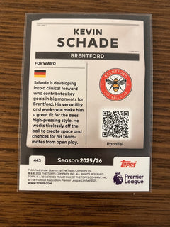 Topps Kevin Schade Headlines Insert Parallel Topps Premier League 443 2025/262