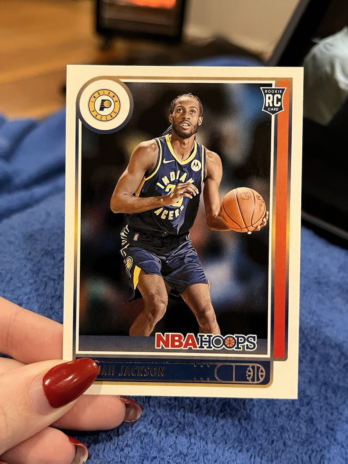 Panini 2021 22 NBA Hoops Isaiah Jackson Rookie RC 223 Indiana Pacers0