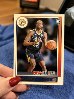 Panini 2021 22 NBA Hoops Isaiah Jackson Rookie RC 223 Indiana Pacers0
