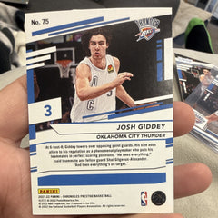 Panini Chronicles Prestige Josh Giddey Rookie RC Oklahoma City Thunder No. 752