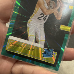Panini Donruss 2022 23 Walker Kessler Rated Rookie Green Laser #222 Jazz3