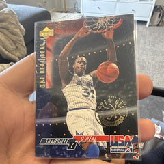 Upper Deck 1994 USA Basketball Shaquille O'Neal Career Highlights #52 Gold Medal0