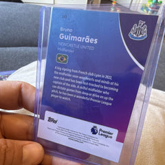Topps Chrome Bruno Guimarães Parallel/Variety Newcastle United 1432