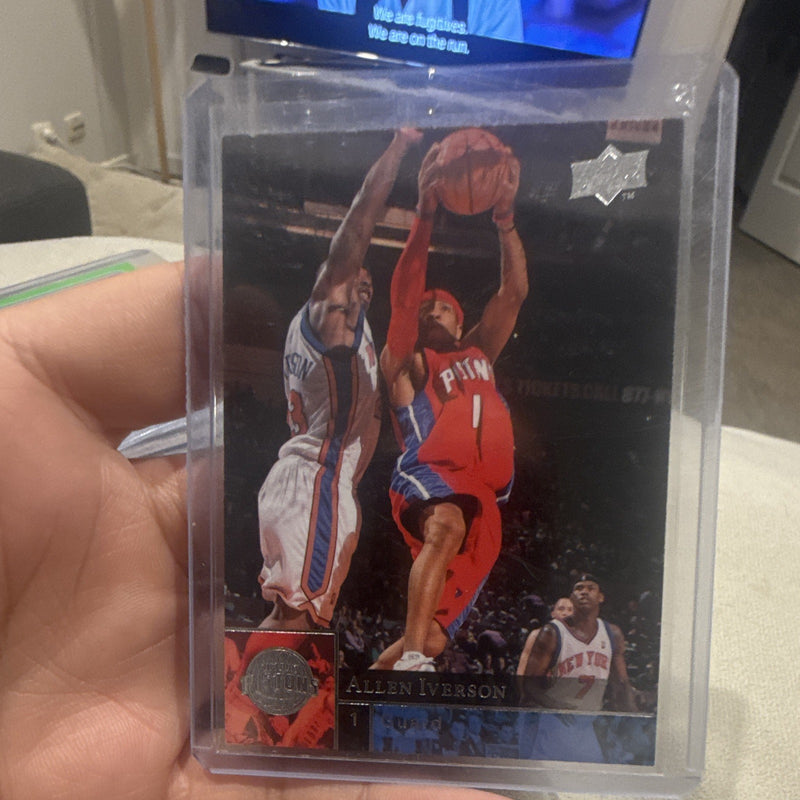 Upper Deck 2009 10 Basketball Allen Iverson Detroit Pistons Hologram #470