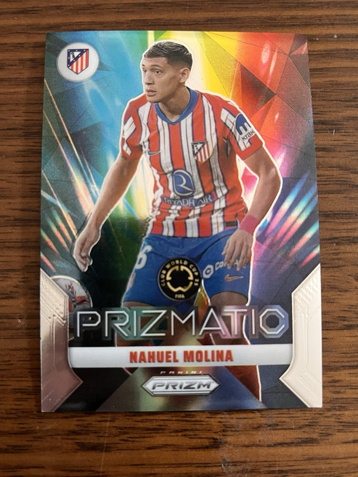 Panini Prizm Prizmatic FIFA Club World Cup 2025 No. 3 Nahuel Molina1