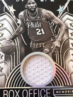 Panini 2024 25 Noir Box Office Memorabilia Joel Embiid 76ers BOM EMB /992