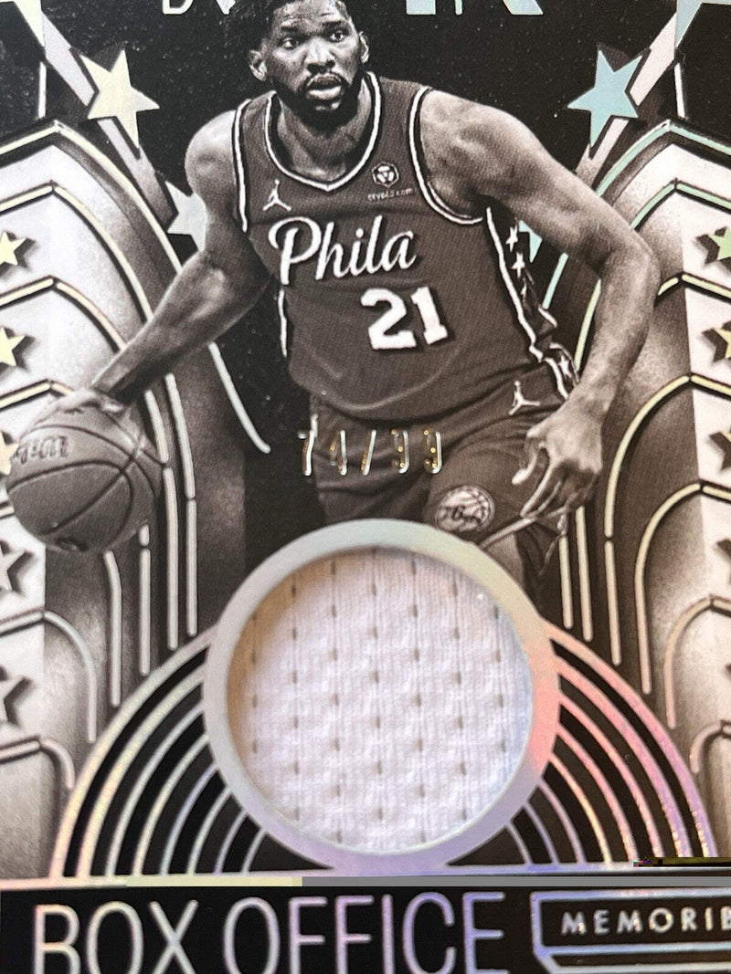 Panini 2024 25 Noir Box Office Memorabilia Joel Embiid 76ers BOM EMB /992