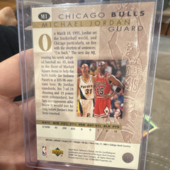Upper Deck 1995 Collector's Choice Michael Jordan Insert M1 Chicago Bulls NBA1