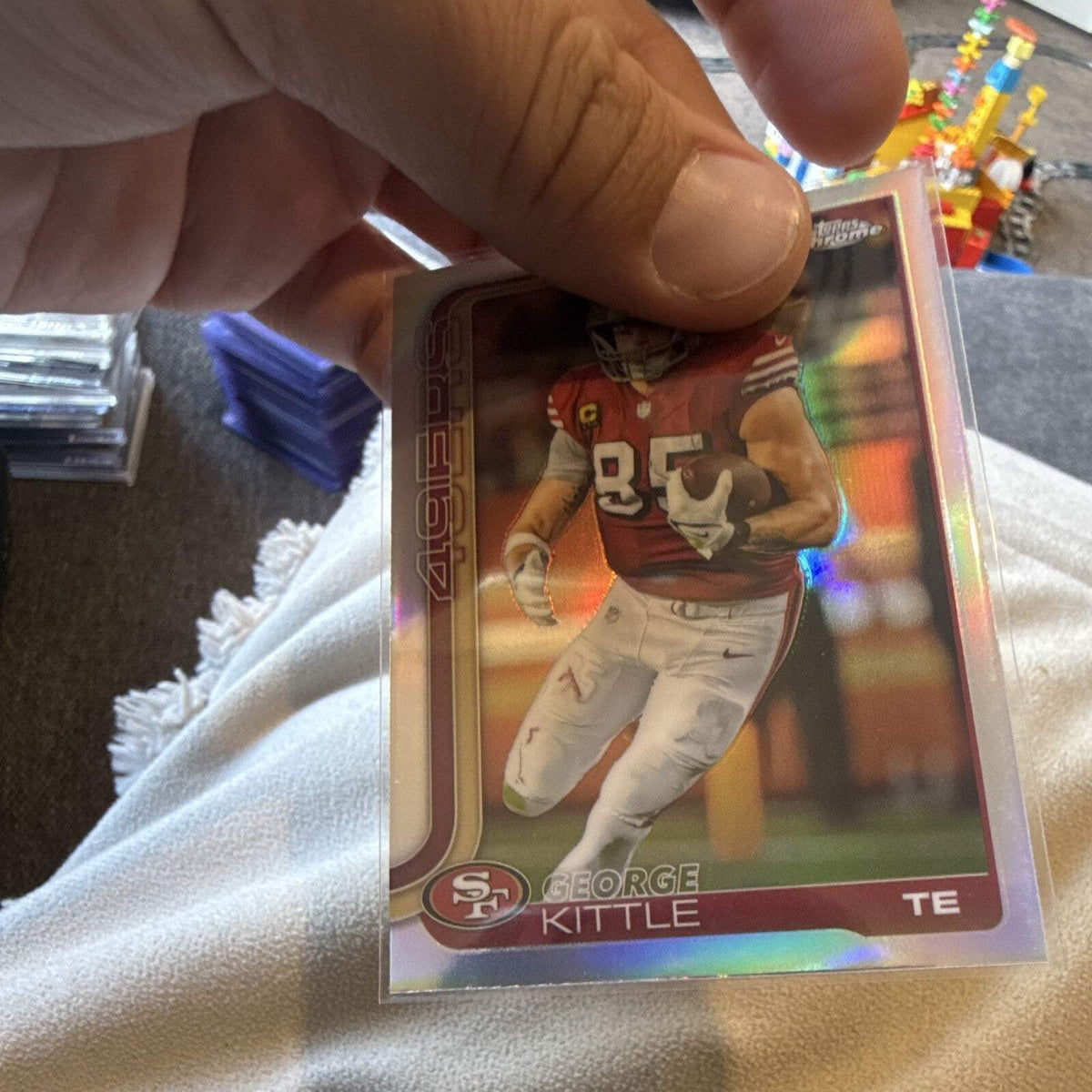 Topps Chrome George Kittle Refractor San Francisco 49ers #267 20252