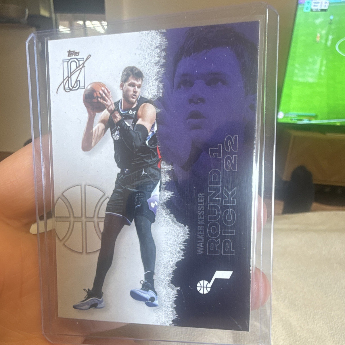 Topps Walker Kessler Utah Jazz Round Pick 22 #40 24 250