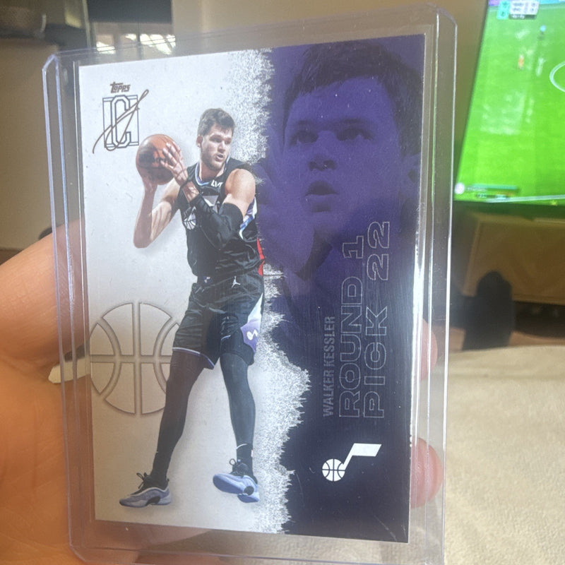 Topps Walker Kessler Utah Jazz Round Pick 22 #40 24 250