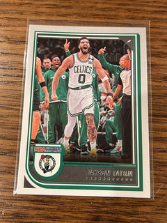 Jayson Tatum Base 2022 23 Panini Hoops Basketball No. 1 Boston Celtics1