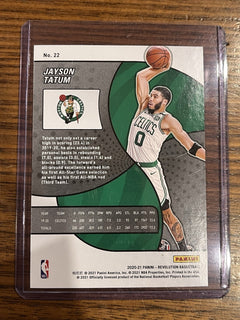 Panini Revolution 2020 21 Jayson Tatum Boston Celtics No. 22 Parallel2