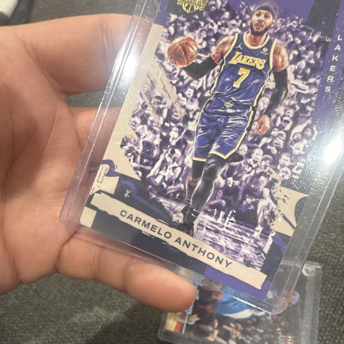 Panini Court Kings 2021 22 Carmelo Anthony Base Set #44 Los Angeles Lakers3