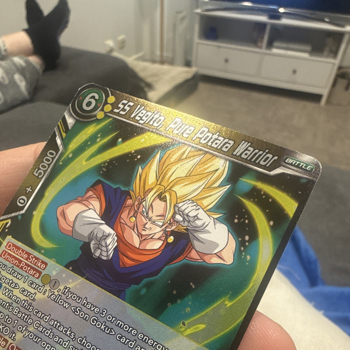 Bandai SS Vegito, Pure Potara Warrior Ultra Boost BT28-098 R Holo English3