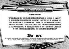 Tatiana Suarez   Refractor 92 Topps Chrome UFC NM1