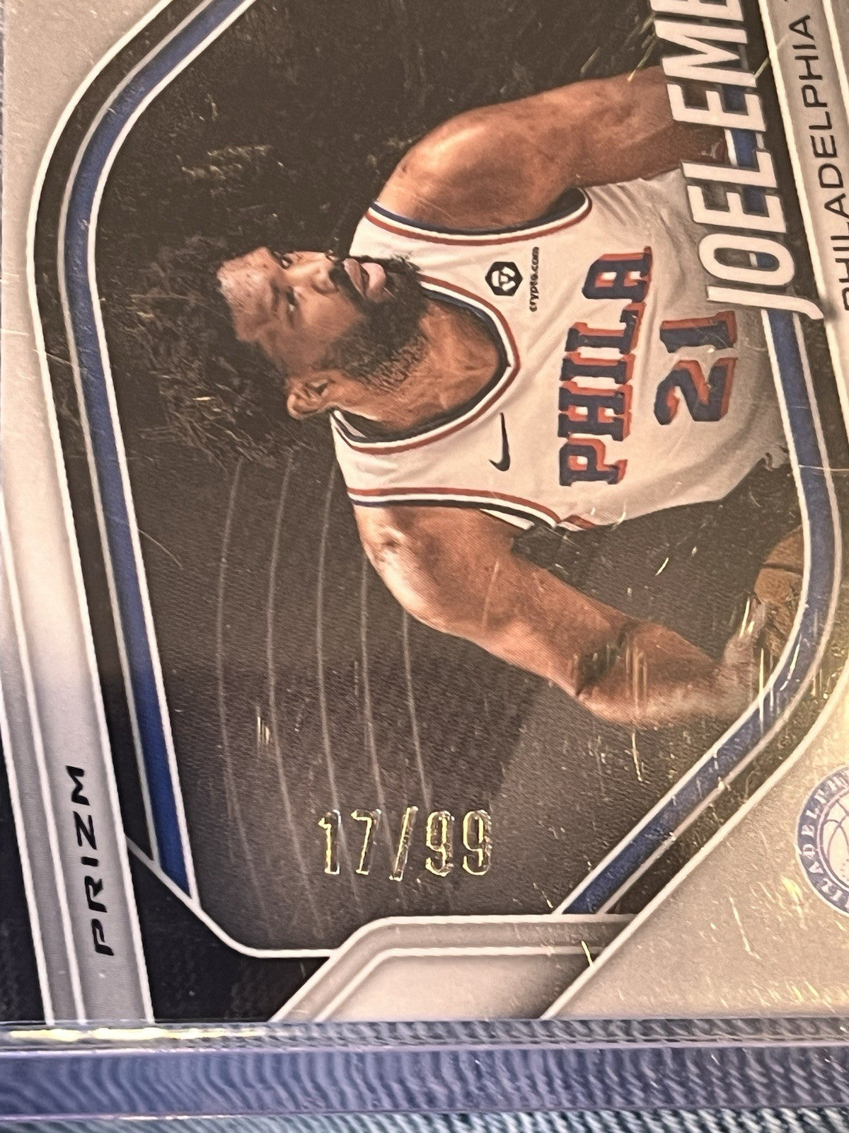 Panini 2024-25 Prizm Black Joel Embiid Philadelphia 76ers #70 17/992