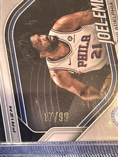 Panini 2024-25 Prizm Black Joel Embiid Philadelphia 76ers #70 17/992
