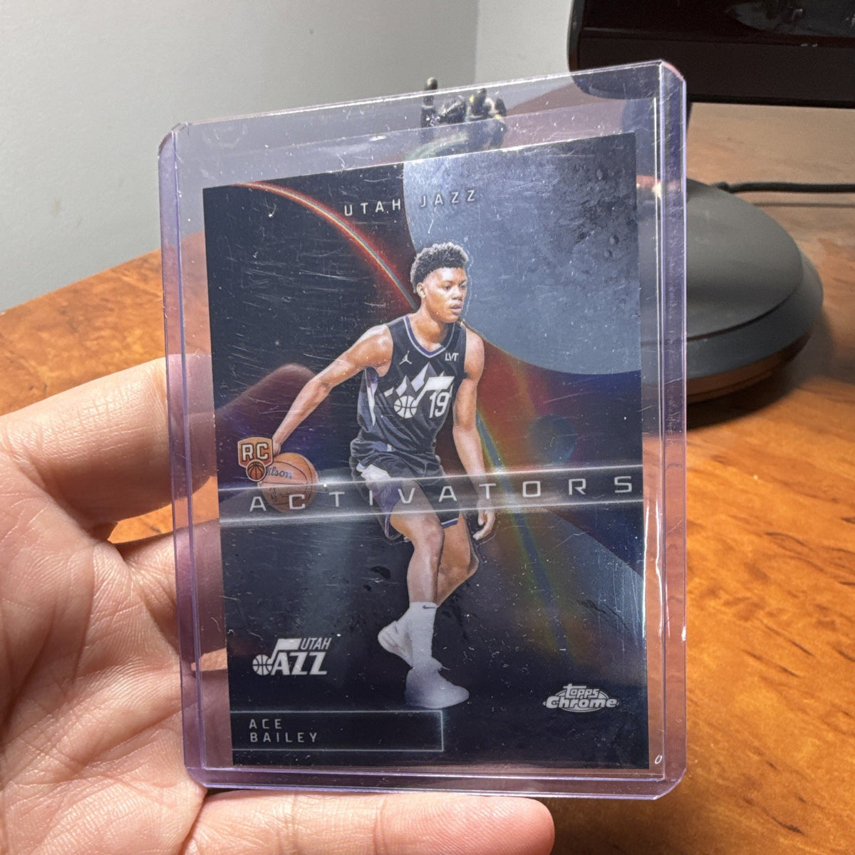Topps Ace Bailey Rookie Activators AC-15 Topps Chrome 2025 Utah Jazz2