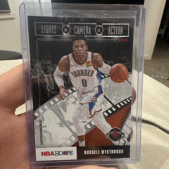 Panini 2019 20 Hoops Lights Camera Action Russell Westbrook No. 13 Rockets0