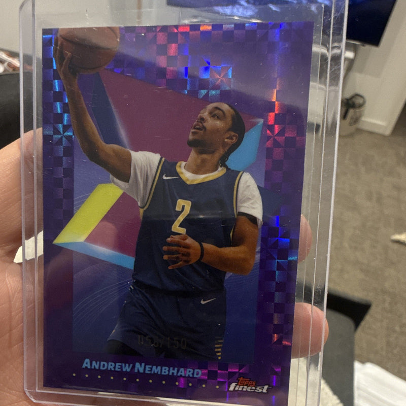 Topps Finest Andrew Nembhard #37 Indiana Pacers 2024 25 Serial 58/1500