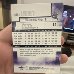 Fleer Mystique Mike Bibby Base Set Sacramento Kings 14 2003 04 NBA1